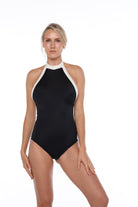 Glace swimsuit slow beachwear white accent