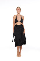 Skirt midi slow beachwear close