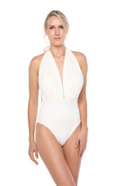 Gili swimsuit slow beachwear white profile