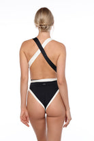 Whitney swimsuit slow beachwear back white and black